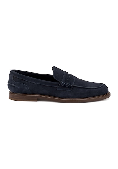Oxford Klasik Erkek 76d0 Frau Suede Blu Lacivert