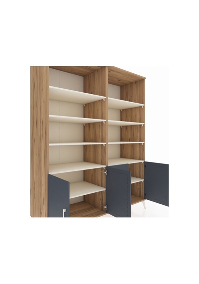 Kronos Gardrop 10 Raflı 4 Kapaklı 176x59x221 Çam-antrasit/aytaşı Antrasit/aytaşı Kronos Gardrop 10 Raflı 4 Kapaklı 176x59x221 Çam-antrasit/aytaşı Antrasit/aytaşı