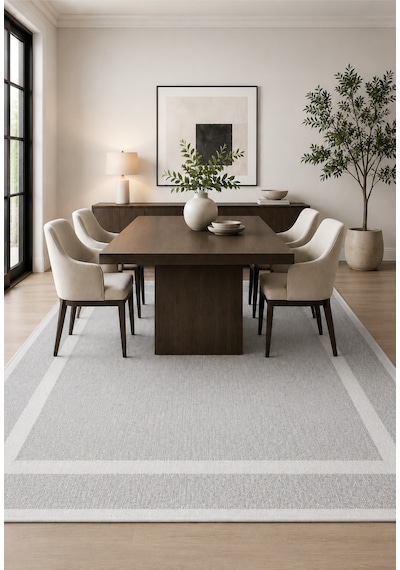 Modern Sisal 8001 Gri Krem Leke Tutmayan Kaymaz Taban Salon Mutfak Koridor Balkon Halısı