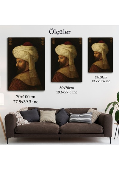 Fatih Sultan Mehmed Han Tablosu-6409 35 X 50