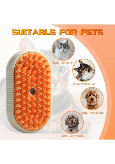 1 Adet Kedi Köpek Buharlı Pet Tarağı Spray Fırça