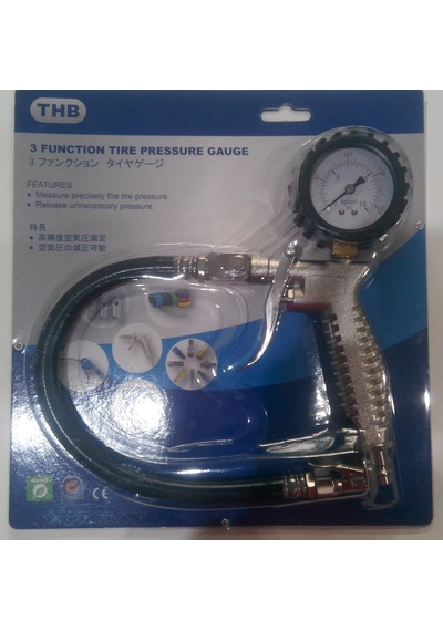 Lastik Şişirme Saati Bg30 Model - 200 Psi Kadar Ölçer - Hava Basar