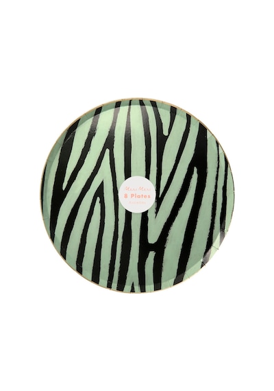 Meri Meri - Safari Animal Print Side Plates - Safari Tabak - S - 8'li