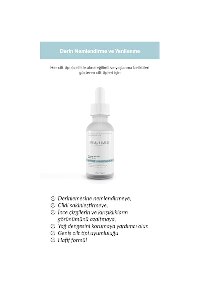 Derma Armour Hyaluronik Asit Serum 30 ML