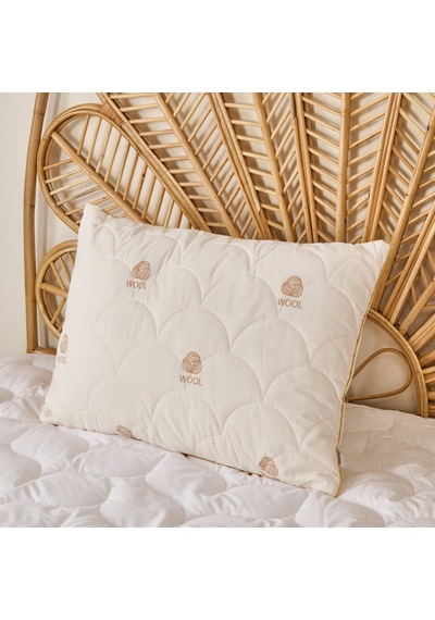 Soft Yün Yastık - Beyaz - 50x70 Cm Çok Renkli