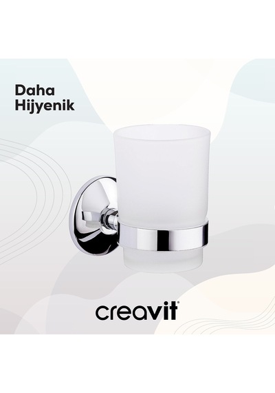Creavit BJ11023 Joyful Diş  Fırçalık Krom