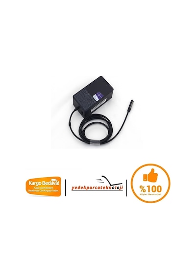 Microsoft Uyumlu Surface 12v 3,6A 48w şarj adaptörü 1536, 1601,1631