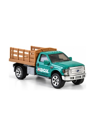 C0859 Matchbox 1:64 Tekli Arabalar Ford F350 Stake Bed Truck Jhn97 Çok Renkli