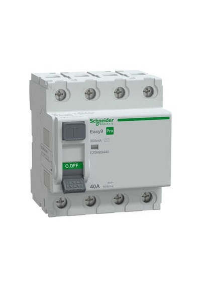 Ez9r69440-easy9 Pro Rccb 4p 40a 300ma Ac-type 415v