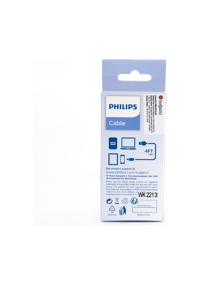 Philips Uyumlu DLC3541U USB-A Micro USB Şarj ve Data Kablosu 1.2M Siyah