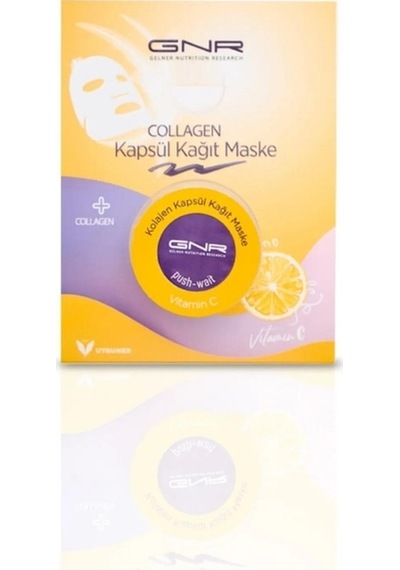 GNR Collagen C Vitaminli Kapsül Kağıt Yüz Maskesi