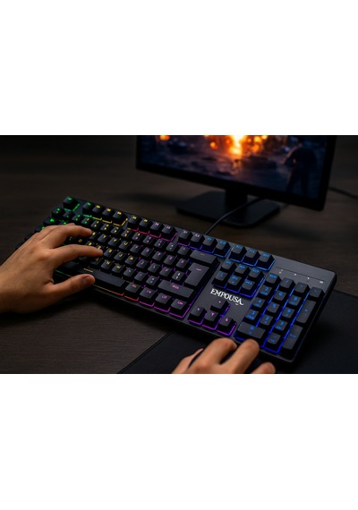 Inca Ikg-440t Kablolu Usb Siyah Gaming Klavye