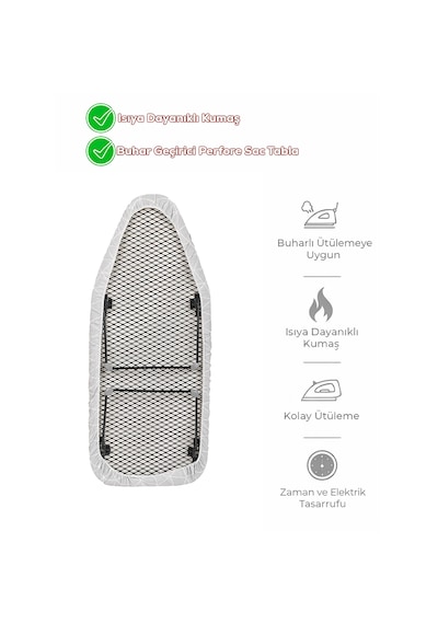 Porsima 15120-2 Smart Mini Seyahat Portatif Katlanabilir Ayaklı Ütü Masası Çok Renkli