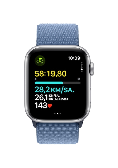 Apple Watch SE 3 GPS + Cellular 44 MM Alüminyum Kasa Spor Loop Akıllı Saat (Apple Türkiye Garantili)
