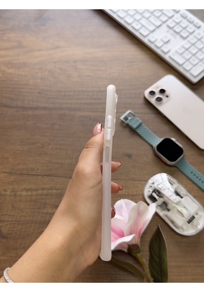 Redmi Note 10 Pro Uyumlu Süper İnce Mat Ultra Thin Silikon Kılıf Beyaz
