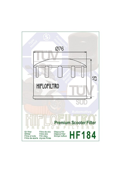 Hf184 2004-2011 Malaguti 500 Spider Max Yağ Filtresi