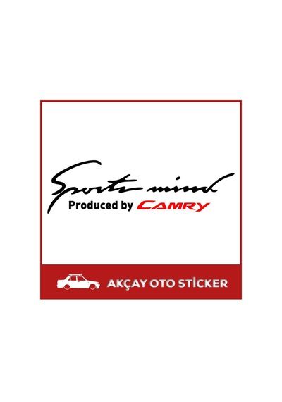 Sport Mind Camry Sticker Camry Kaput Sticker Oto Sticker