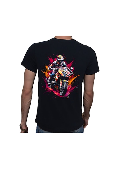 Splash Gp T-shirt %100 Pamuklu Siyah Penye Basic Erkek Tişört Siyah