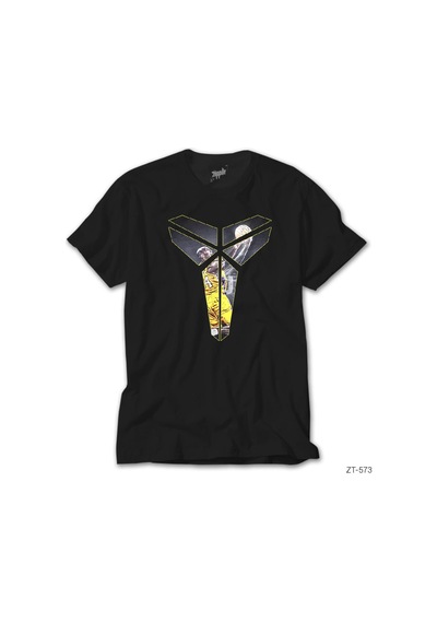 Kobe B. Logo 3 Siyah Tişört Siyah