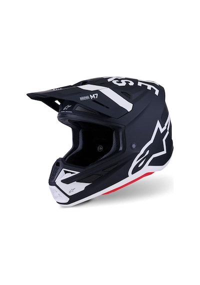 Alpinestars S-m7 Dasher Off-Road Kaskı Siyah Beyaz