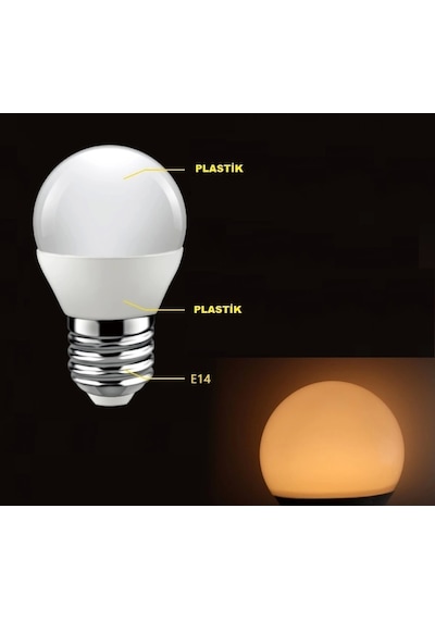Cata Ct-4232 6w 220v E27 Duylu Edison Led Ampul Günışığı 5 Adet