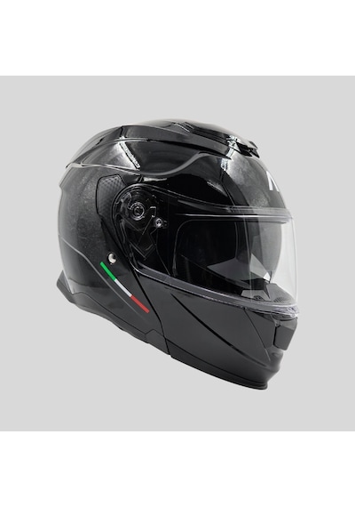 Arwic AR935 Parlak Çene Açılır Ece-R 22.06 Motosiklet Kaskı Siyah