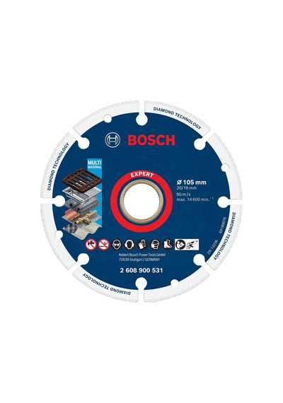 Expert Metal Wheel Kesici Diskler Dökme Demir Paslanmaz Çelik Çelik Demir Içermeyen Metalle Ø 105 Mm Aksesuar Küç