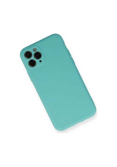 Newface - 788 - Apple iPhone Uyumlu 11 Pro Kılıf Nano İçi Kadife Silikon - Edntrend - - Turkuaz