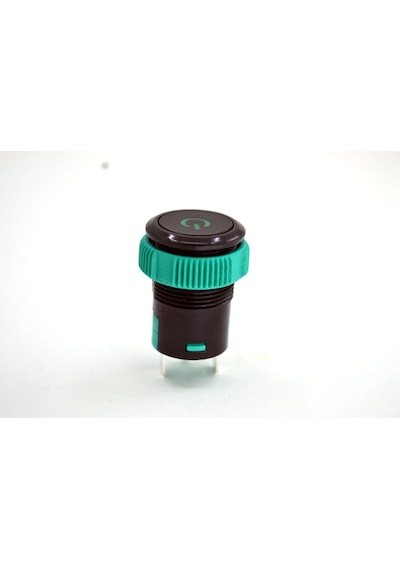 19mm 12v 20a Power Logolu Yeşil Işıklı Buton Elektrik Anahtarı