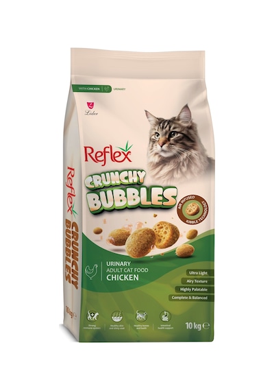 Reflex Crunchy Bubbles Urinary Tavuklu Yetişkin Kedi Maması 10 Kg