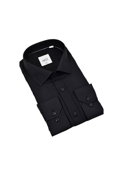 Erkek Slim Fitt Uzun Kol Gömlek 2290 Bgl-st04378 Siyah