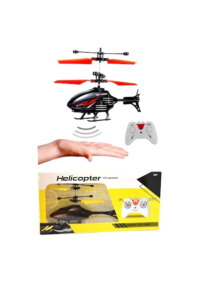 El Sensörlü Kumandalı Uçan Helikopter Şarjlı Drone 20Cm
