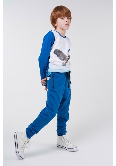 Brz Kids Erkek Çocuk Pantolon Eşofman Mavi