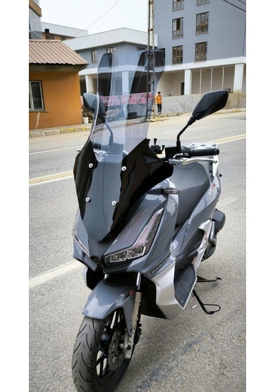Motocam Arora Max T Easy 125 Ön Cam 2022-2026 Model 78cm Füme Renkli 4mm Uzun