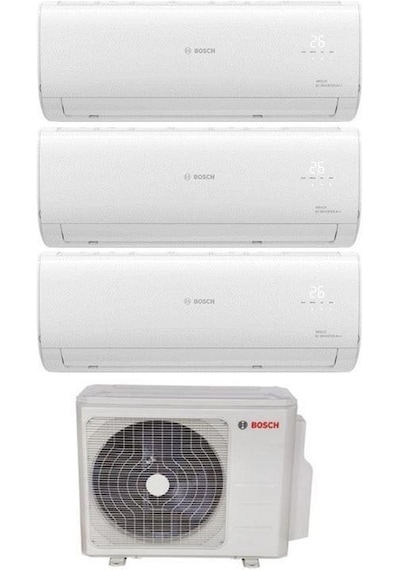 Bosch Multi Split Inverter Klima 28000 BTU 1 Dış + 3 İç Ünite (9 + 9 + 18)
