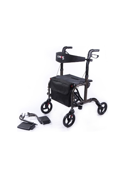 Medikaltec Comfort Plus Dm-9124 Lüx Ayak Pedallı Alüminyum Rolatör