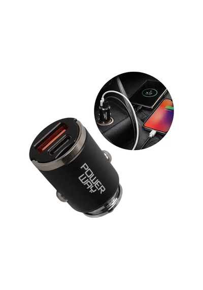 Minikit 30w Super Pd & Qc 4.0 Çift Çıkışlı Hızlı Kompakt Metal Araç Şarj