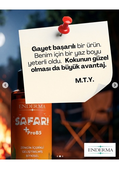 Enderma Safari Sprey 110 Ml + Prob5 Sinek Kovucu Doğal Sprey 2 Şişe