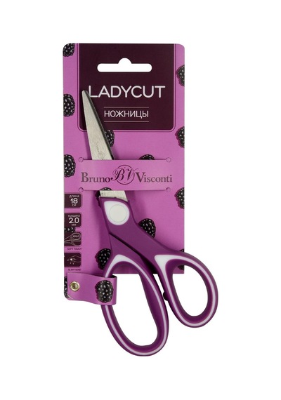 Makas "ladycut" 18 CM Kauçuk Kulplar