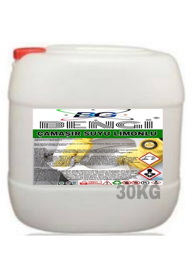 Çamaşır Suyu Limon Kokulu 30 Kg Tekli