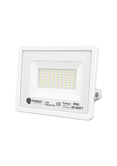50w Led Projektör Günışığı 3200k Dış Mekan