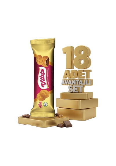 Afia Afibis Kakao Krema Dolgulu Bisküvi 18x75 Gr