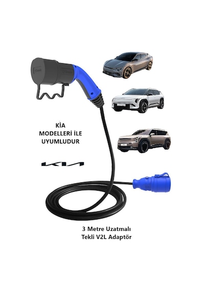 Bemis - Hyundai-Kia ve SSangyong Uyumlu 3 Metre V2L Kablosu Bemis - Hyundai-Kia ve SSangyong Uyumlu 3 Metre V2L Kablosu