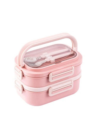Vagonlife Vgn-6715 1330 Ml Luncbox Pembe