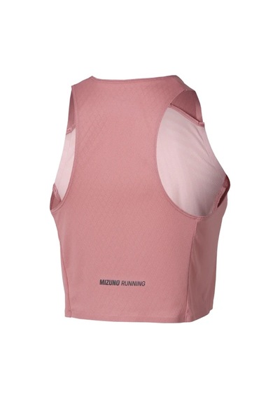 Mizuno Tech Light Crop Top Kadın Tişört Pembe Çok Renkli