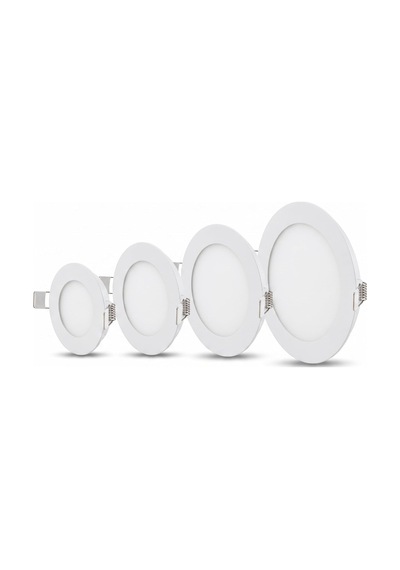 Cata Ct-5145b 6 Watt 6400k Beyaz - Slim Sıva Altı Led Panel Armatür - İnce Kasa Yuvarlak Tavan Spot Lambası, Trafolu - 1 Adet Diğer