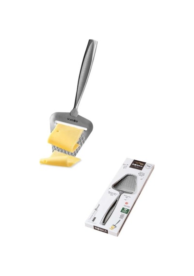 Boska Cheese Slicer Monaco+ Paslanmaz Çelik Peynir Dilimleyici Yapışmaz Kaplama Gümüş