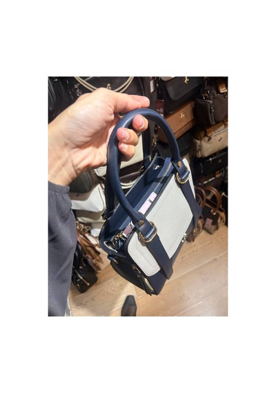 Miami Polo Club Orijinal Kadın Gold Detaylı El Ve Omuz Çantası Uzun Askısı Mevcuttur En 24 Cm Boy 24 Cm Lacivert