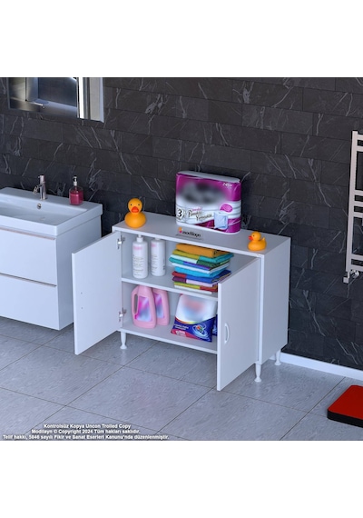 Modilayn Söke 95x75x32,5 Cm Lik Küçük Alanlar İçin Akıllı Çözümler 2 Kapaklı 2 Göz Raflı Dolap Beyaz Modilayn Söke 95x75x32,5 Cm Lik Küçük Alanlar İçin Akıllı Çözümler 2 Kapaklı 2 Göz Raflı Dolap Beyaz