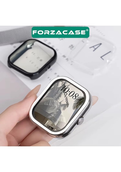 Forzacase Xiaomi Redmi Watch 6 İle Uyumlu Önü Kapalı Ekran Korumalı Silikon Kılıf - Fc010